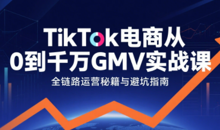 三千老师·TikTok电商从0到千万GMV实战课-zhichuangquan