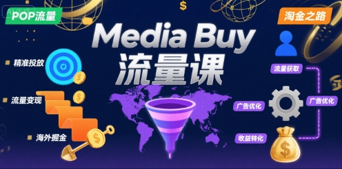 Media Buy之POP流量课，带你开启海外Media Buy淘金之路-zhichuangquan
