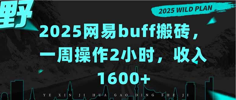 2025网易buff搬砖，一周操作2小时，收入1600+-zhichuangquan