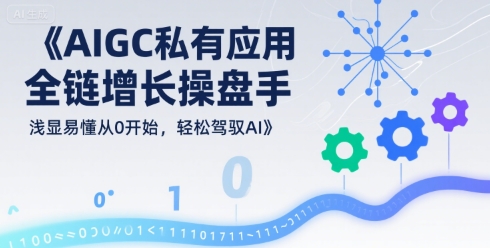 AIGC私有化应用全链增长操盘手，浅显易懂从0开始，轻松驾驭AI-zhichuangquan