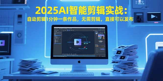 2025AI智能剪辑实战：自动剪辑1分钟一条作品，无需剪辑，直接可以发布-zhichuangquan