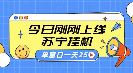 苏宁全自动采集挂G项目 稳定可批量 单窗口收益30+ 附教程【揭秘】-zhichuangquan
