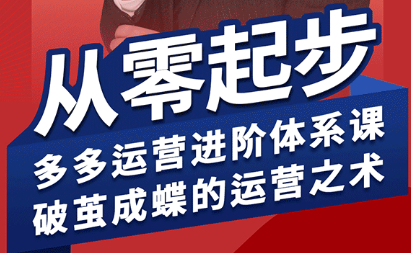 海神·拼多多运营进阶系统课(更新8月)-zhichuangquan