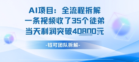 AI收徒变现闭环：一条视频收35人，日入1k+(附完整SOP)-zhichuangquan