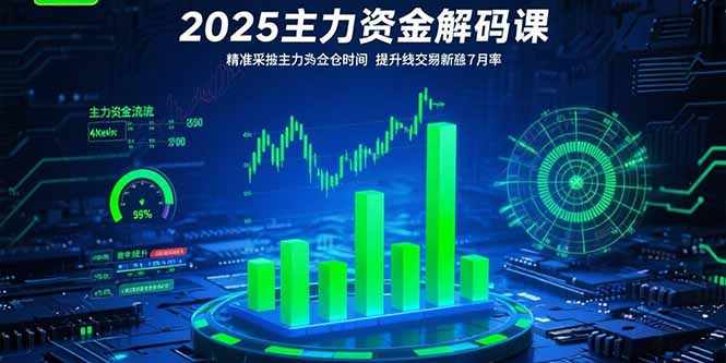 2025主力资金解码课：精准捕捉主力建仓时机，提升短线交易胜率(更新7月-zhichuangquan