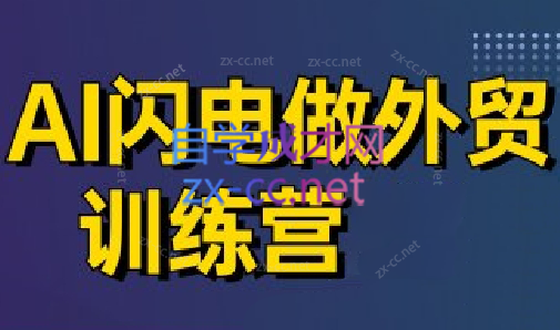 大卫·AI闪电做外贸训练营(更新7月)-zhichuangquan