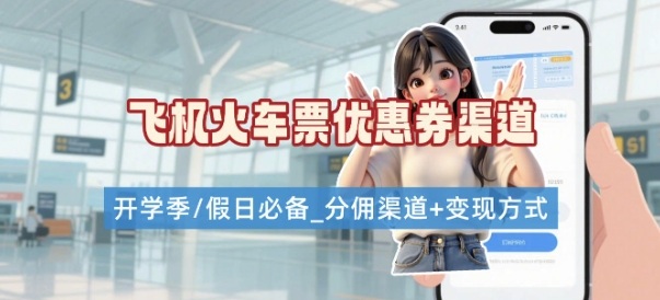 学生党必看！机票火车票优惠券申请渠道 + 项目打法，开学季节日速存-zhichuangquan