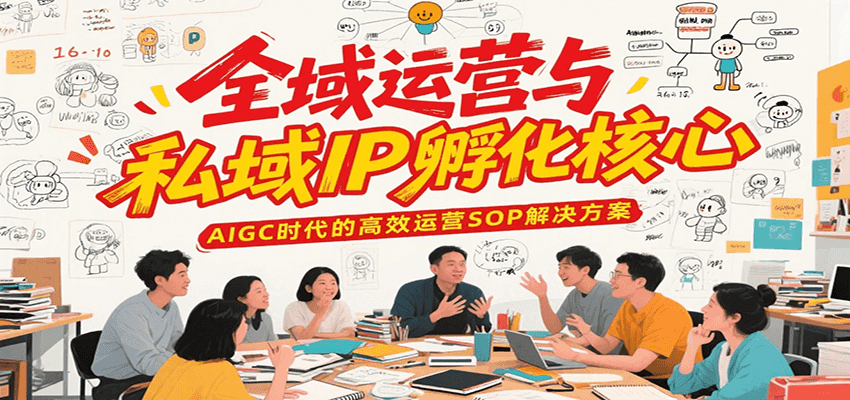 全域运营与私域IP孵化核心，AIGC时代的高效运营SOP解决方案-zhichuangquan