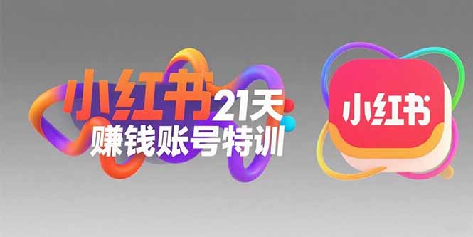 小红书21天赚钱账号特训：黄金定位技巧，高转粉文案创作，科学引流策略-zhichuangquan