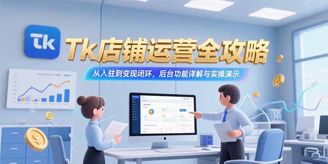 Tk店铺运营全攻略，从入驻到变现闭环，后台功能详解与实操演示-zhichuangquan
