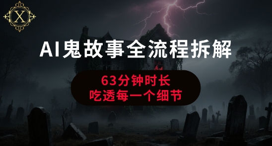 AI鬼故事从0到1全流程拆解，非常详细，全是干货-zhichuangquan