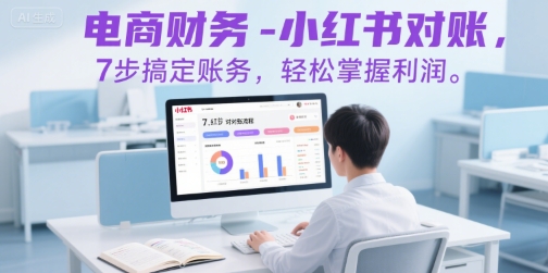 电商财务-小红书对账，7步搞定账务，轻松掌握利润-zhichuangquan