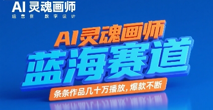 AI灵魂画师，蓝海赛道，条条作品几十W播放，爆款不断-zhichuangquan