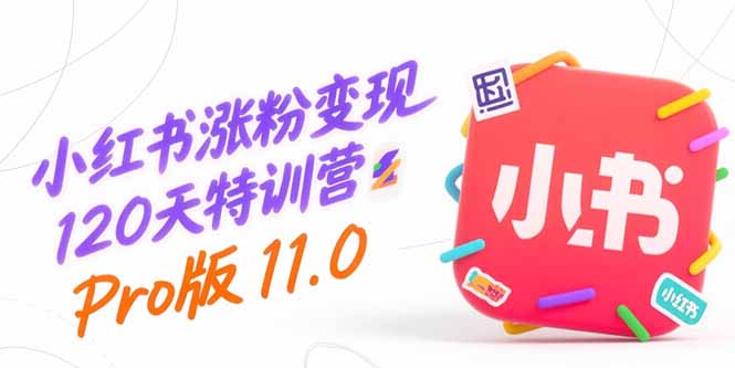 小红书涨粉变现120天特训营Pro版11.0：从0到1掌握平台运营,内容制作和变现-zhichuangquan