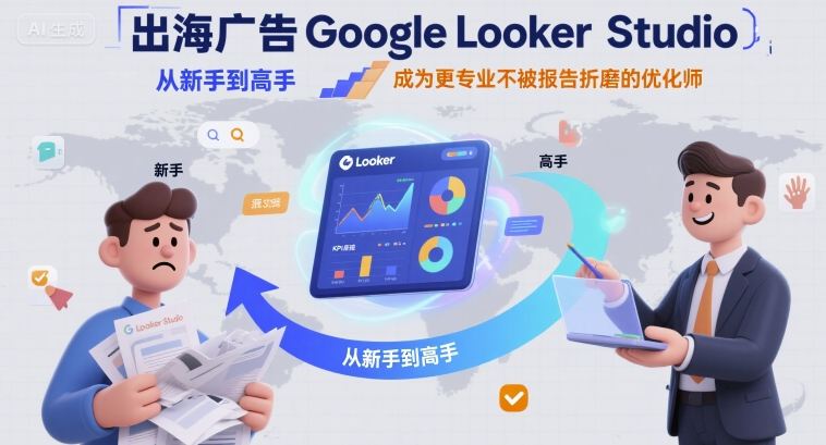 出海广告Google Looker Studio从新手到高手，成为更专业不被报告折磨的优化师-zhichuangquan