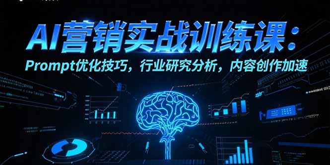 AI营销实战训练课：Prompt优化技巧，行业研究分析，内容创作加速-zhichuangquan