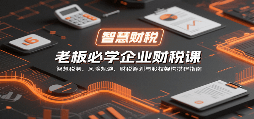 老板必学企业财税课：智慧税务、风险规避、财税筹划与股权架构搭建指南-zhichuangquan