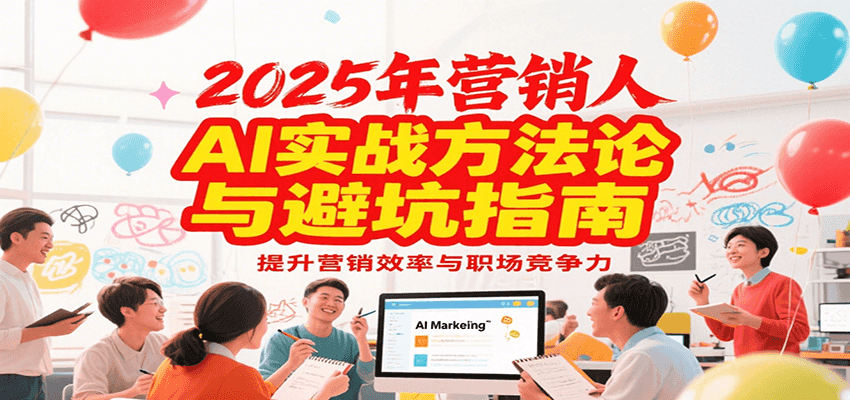 2025年营销实战方法论与避坑指南，利用AI提升营销效率与职场竞争力-zhichuangquan