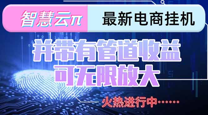 智慧云π电脑挂机单机每天收益300—500+ 并带有团队管道收益 可无限放大-zhichuangquan
