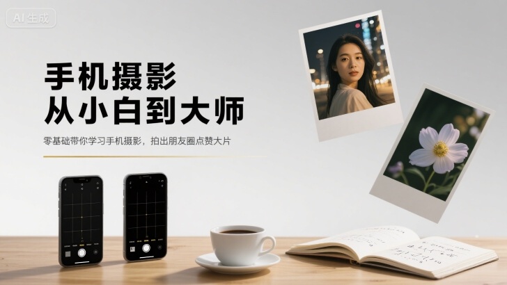 手机摄影从小白到大师，零基础带你学习手机摄影，拍出朋友圈点赞大片-zhichuangquan