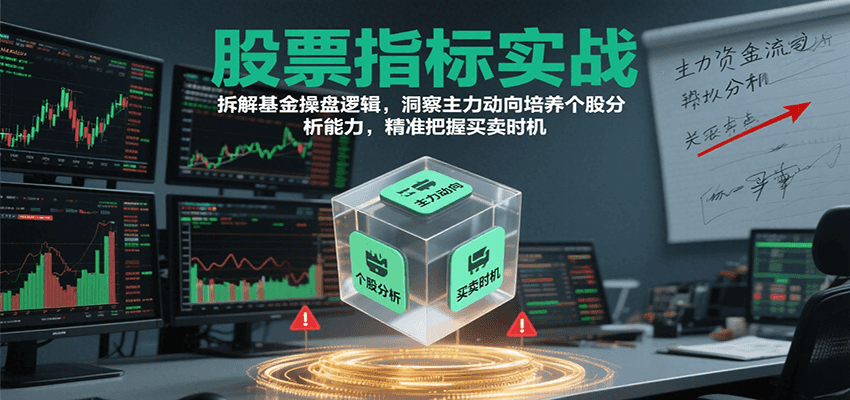 股票指标实战，基金操盘逻辑拆解，洞察主力动向培养个股分析能力把握买卖时机(更新)-zhichuangquan