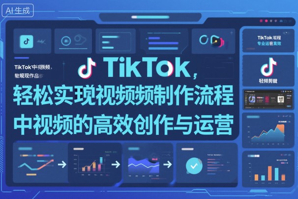 TikTok中视频制做流程，轻松实现Tk中视频的高效创作与运营-zhichuangquan