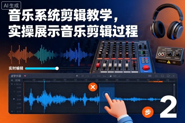 音乐系统剪辑教学，实操展示音乐剪辑过程-zhichuangquan