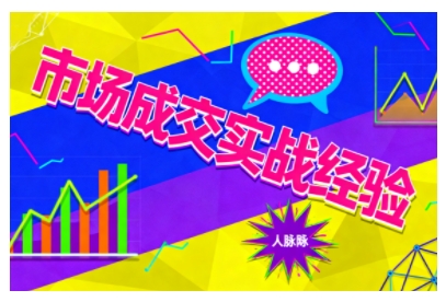 市场成交实战经验，从认知觉醒到实操落地，快速掌握市场开拓与成交核心能力-zhichuangquan