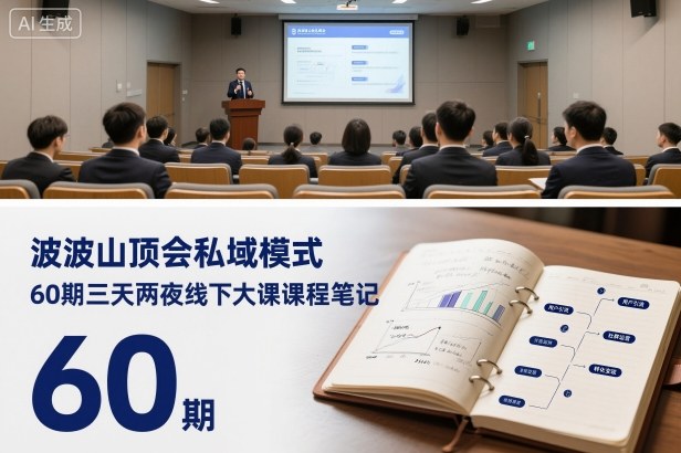 波波山顶会私域模式60期三天两夜线下大课课程笔记(文档)-zhichuangquan