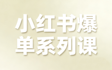 尼采老师·小红书爆单系列课-zhichuangquan