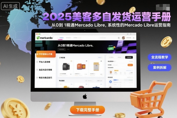 2025美客多自发货运营手册：从0到1精通Mercado Libre，系统性的Mercado Libre运营指南-zhichuangquan