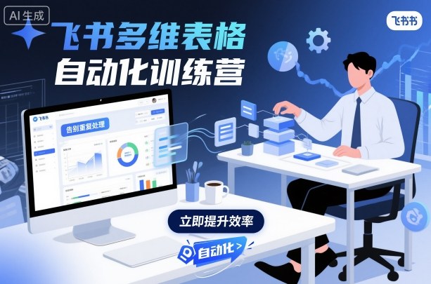 飞书多维表格自动化训练营，手把手教你告别重复处理，用多维表格开启高效办公新模式-zhichuangquan