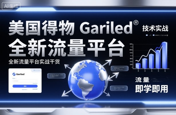 美国得物Gariled技术实战，全新流量平台​实战干货，即学即用-zhichuangquan