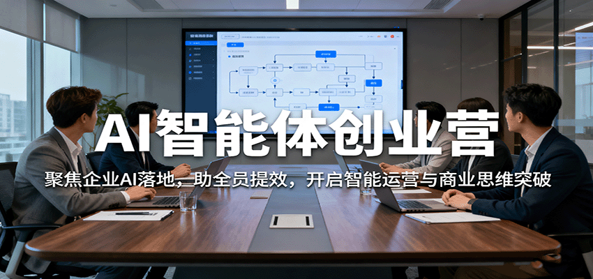 AI智能体创业营：聚焦企业AI落地，助全员提效，开启智能运营与商业思维突破-zhichuangquan