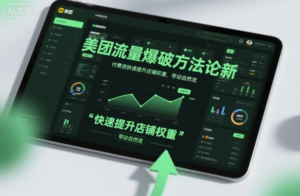 美团流量爆破方法论，付费流快速提升店铺权重，带动自然流-zhichuangquan