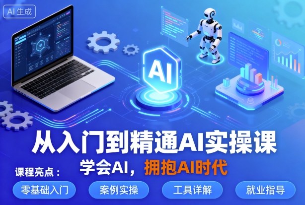 从入门到精通AI实操课，学会AI，拥抱AI时代-zhichuangquan