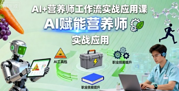 AI+营养师工作流实战应用课，AI赋能营养师-zhichuangquan