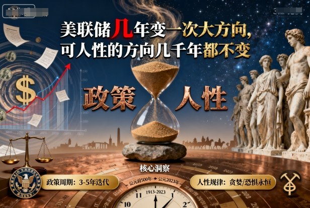 付费文章：美联储几年变一次大方向，可人性的方向几千年都不变-zhichuangquan