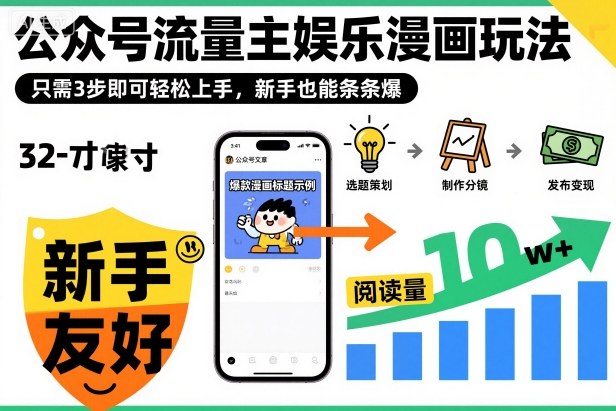 ‍‬⁢‍⁡‍‍⁡​⁣⁤‍‬⁡⁣⁢​⁣‍⁣‌‌⁢​⁡⁡‌​⁢⁣⁢​⁢‌​⁣‬​⁣‬‬⁣⁢​⁢⁣公众号流量主娱乐漫画玩法，只需3步即可轻松上手，新手也能条条爆-zhichuangquan