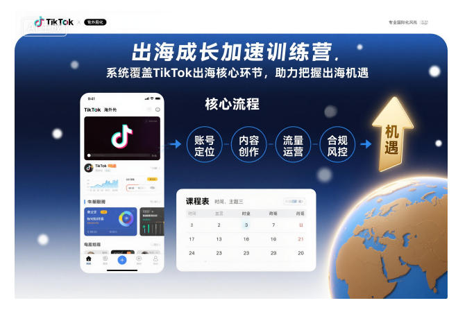 出海成长加速训练营，系统覆盖TikTok出海核心环节，助力把握出海机遇(更新)-zhichuangquan