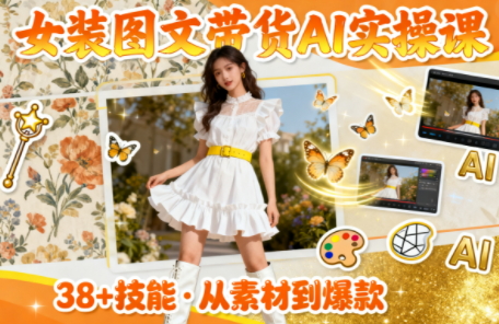 女装图文带货的AI实操课-zhichuangquan