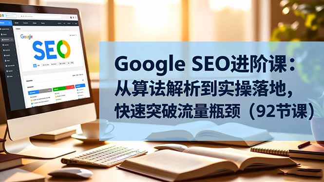 Google SEO进阶课：从算法解析到实操落地，快速突破流量瓶颈(92节课-zhichuangquan
