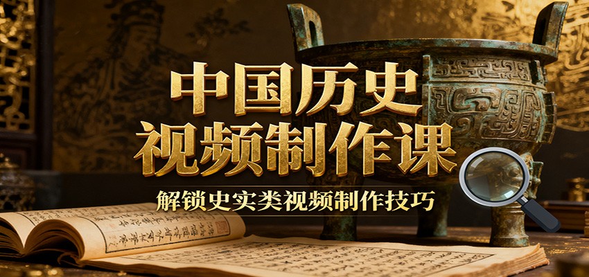 中国历史视频制作课：疆域地图集+参考文案+练习素材，解锁史实类视频制作技巧-zhichuangquan