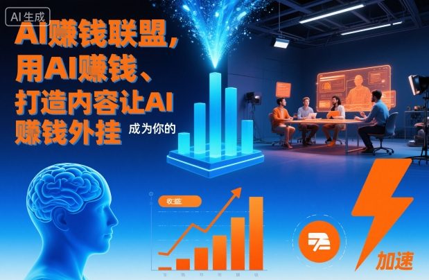 AI賺钱联盟，用AI賺钱、打造内容让AI成为你的賺钱外挂-zhichuangquan