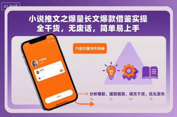 小说推文之爆量长文爆款借鉴实操，全干货，无废话，简单易上手-zhichuangquan