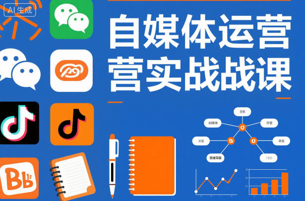 自媒体运营实战课，掌握一套系统的自媒体运营底层方法论，成为优秀的内容创作者-zhichuangquan
