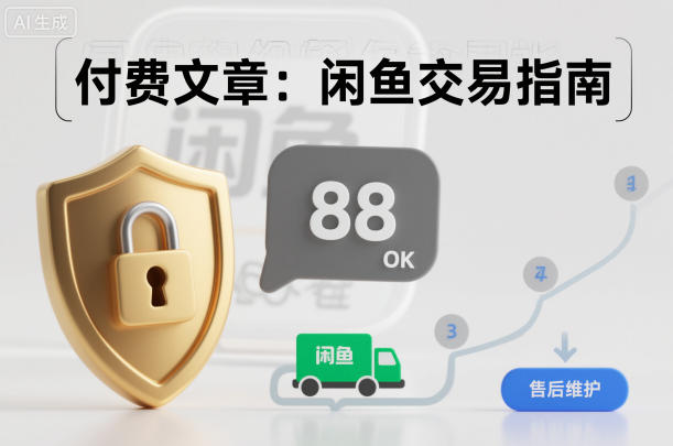 付费文章：闲鱼交易指南，怎么才能降低被坑被马扁的概率-zhichuangquan